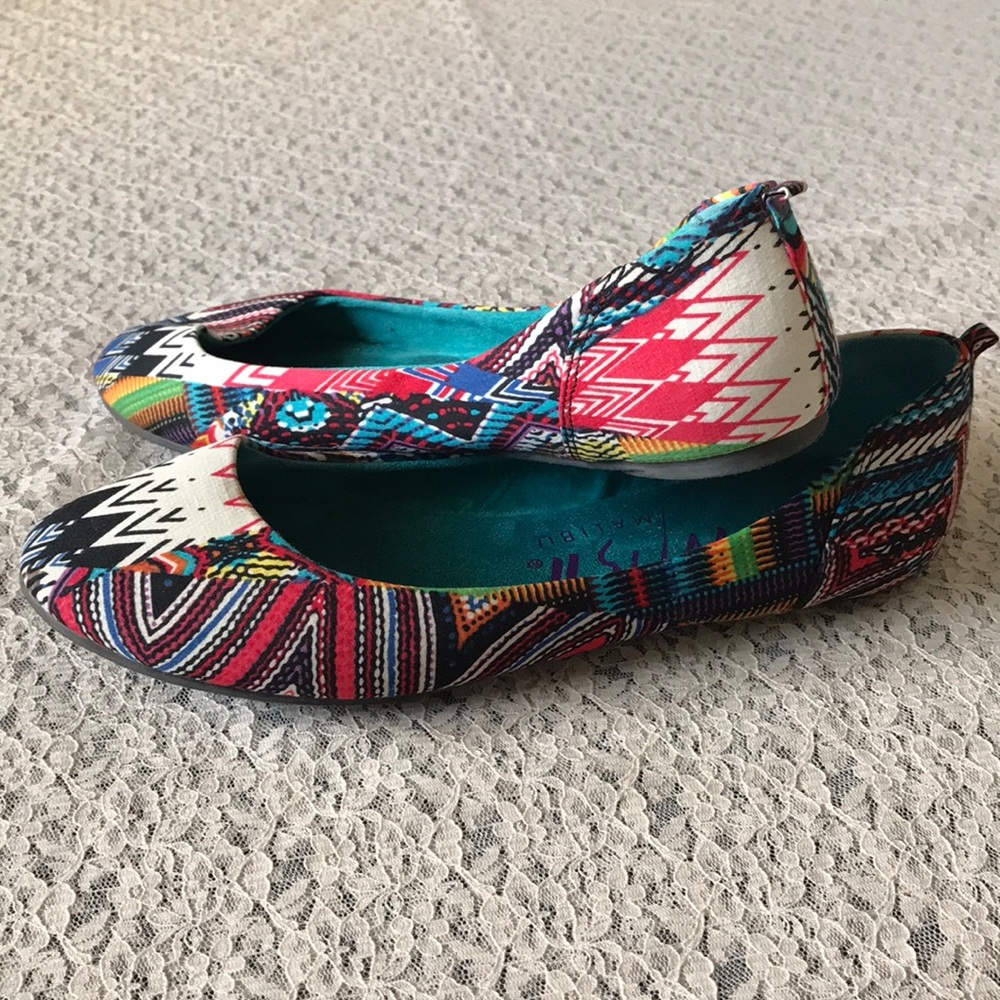 ❗️SOLD❗️Colorful Ballet Flats - Picture 3 of 4